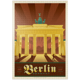 Darstellung des Puzzle-Motivs Germany: Berlin Brandenburg Gate – Puzzleteile: 1000