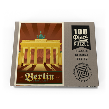 Darstellung des Puzzle Motivs Germany: Berlin Brandenburg Gate 100 Puzzle Schachtel Ansicht3