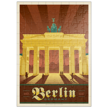 Darstellung des Puzzle Motivs puzzleplate Germany: Berlin Brandenburg Gate 100 Puzzle