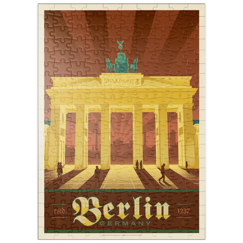 Darstellung des Puzzle Motivs Germany: Berlin Brandenburg Gate puzzleplate Germany: Berlin Brandenburg Gate 200 Puzzle
