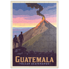 Darstellung des Puzzle Motivs Guatemala: Volcan Acatenango - Puzzleteile: 100