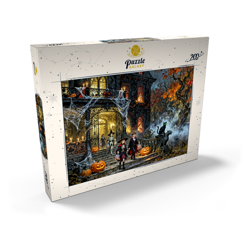 Darstellung des Puzzle Motivs Haunted Victorian Mansion Halloween Night Haunted Victorian Mansion Halloween Night 200 Puzzle Schachtel Ansicht2