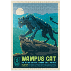 Darstellung des Puzzle-Motivs Legends Of The National Parks: Shenandoah's Wampus Cat – Puzzleteile: 1000