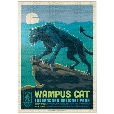 Darstellung des Puzzle Motivs puzzleplate Legends Of The National Parks: Shenandoah's Wampus Cat 1000 Puzzle