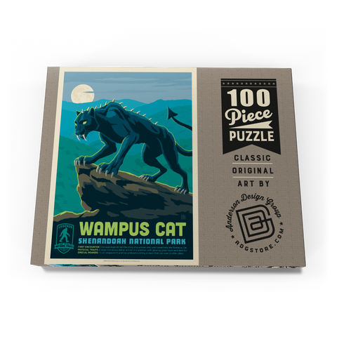 Darstellung des Puzzle Motivs Legends Of The National Parks: Shenandoah's Wampus Cat Legends Of The National Parks: Shenandoah's Wampus Cat 100 Puzzle Schachtel Ansicht3