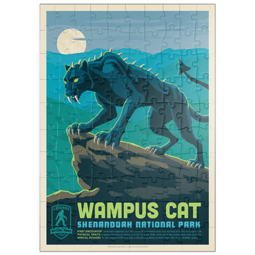 Darstellung des Puzzle Motivs puzzleplate Legends Of The National Parks: Shenandoah's Wampus Cat 100 Puzzle