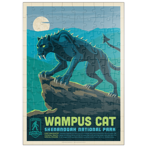 Darstellung des Puzzle Motivs Legends Of The National Parks: Shenandoah's Wampus Cat puzzleplate Legends Of The National Parks: Shenandoah's Wampus Cat 100 Puzzle