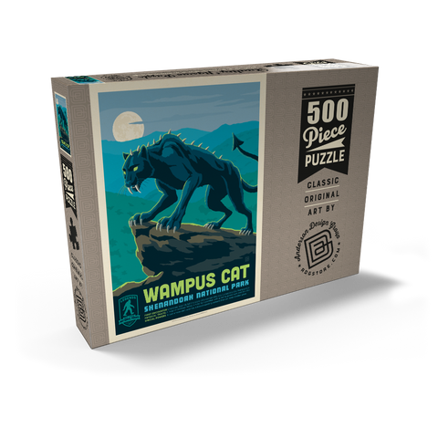 Darstellung des Puzzle Motivs Legends Of The National Parks: Shenandoah's Wampus Cat Legends Of The National Parks: Shenandoah's Wampus Cat 500 Puzzle Schachtel Ansicht2
