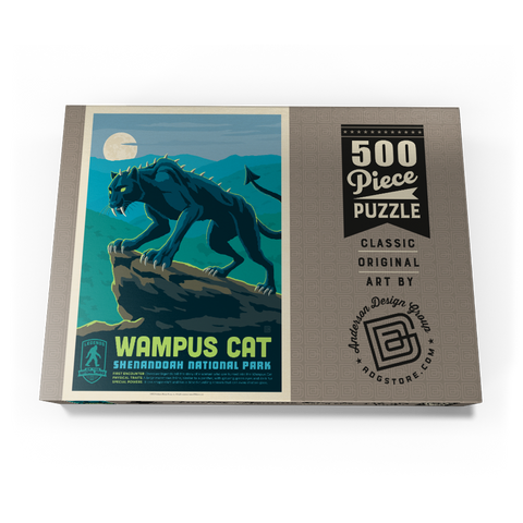 Darstellung des Puzzle Motivs Legends Of The National Parks: Shenandoah's Wampus Cat Legends Of The National Parks: Shenandoah's Wampus Cat 500 Puzzle Schachtel Ansicht3