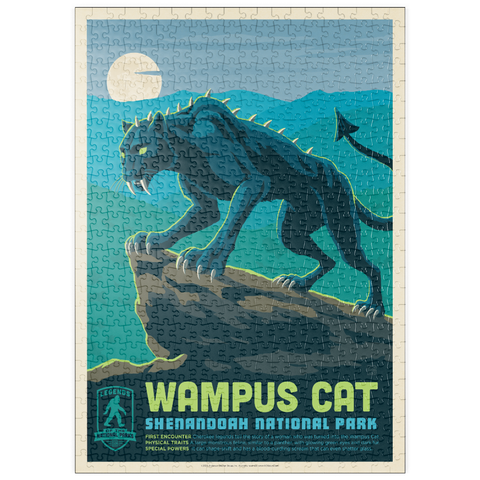 Darstellung des Puzzle Motivs Legends Of The National Parks: Shenandoah's Wampus Cat puzzleplate Legends Of The National Parks: Shenandoah's Wampus Cat 500 Puzzle