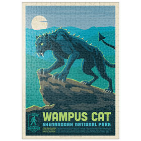 Darstellung des Puzzle Motivs Legends Of The National Parks: Shenandoah's Wampus Cat - Puzzleteile: 500