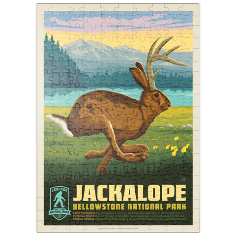 Darstellung des Puzzle Motivs Legends Of The National Parks: Yellowstone's Jackalope puzzleplate Legends Of The National Parks: Yellowstone's Jackalope 200 Puzzle