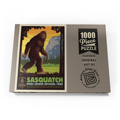 Darstellung des Puzzle Motivs Legends Of The National Parks: Kings Canyon's Sasquatch Legends Of The National Parks: Kings Canyon's Sasquatch 1000 Puzzle Schachtel Ansicht3
