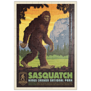 Darstellung des Puzzle Motivs puzzleplate Legends Of The National Parks: Kings Canyon's Sasquatch 100 Puzzle