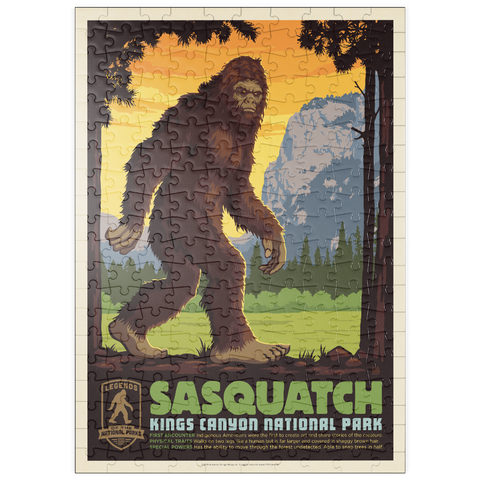 Darstellung des Puzzle Motivs Legends Of The National Parks: Kings Canyon's Sasquatch puzzleplate Legends Of The National Parks: Kings Canyon's Sasquatch 200 Puzzle