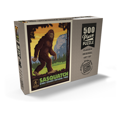 Darstellung des Puzzle Motivs Legends Of The National Parks: Kings Canyon's Sasquatch Legends Of The National Parks: Kings Canyon's Sasquatch 500 Puzzle Schachtel Ansicht2