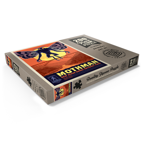 Darstellung des Puzzle Motivs Legends Of The National Parks: New River Gorge's MothMan Returns Legends Of The National Parks: New River Gorge's MothMan Returns 200 Puzzle Schachtel Ansicht1