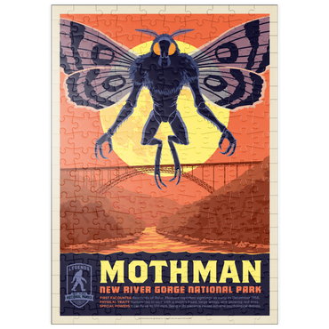 Darstellung des Puzzle Motivs puzzleplate Legends Of The National Parks: New River Gorge's MothMan Returns 200 Puzzle