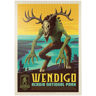 Darstellung des Puzzle Motivs puzzleplate Legends Of The National Parks: Acadia's Wendigo 1000 Puzzle