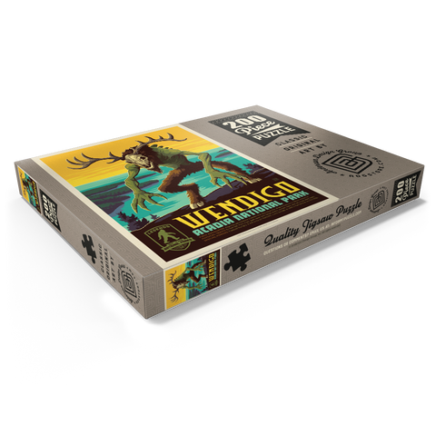 Darstellung des Puzzle Motivs Legends Of The National Parks: Acadia's Wendigo Legends Of The National Parks: Acadia's Wendigo 200 Puzzle Schachtel Ansicht1
