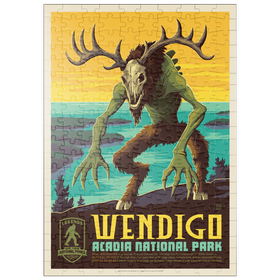 Darstellung des Puzzle Motivs Legends Of The National Parks: Acadia's Wendigo - Puzzleteile: 200