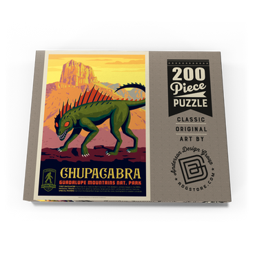 Darstellung des Puzzle Motivs Legends Of The National Parks: Guadalupe Mountains Chupacabra 200 Puzzle Schachtel Ansicht3
