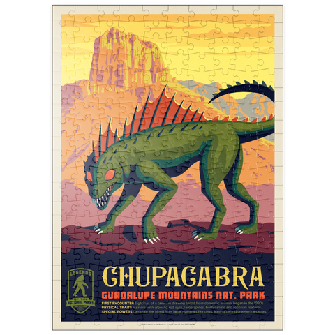 Darstellung des Puzzle Motivs Legends Of The National Parks: Guadalupe Mountains Chupacabra puzzleplate Legends Of The National Parks: Guadalupe Mountains Chupacabra 200 Puzzle