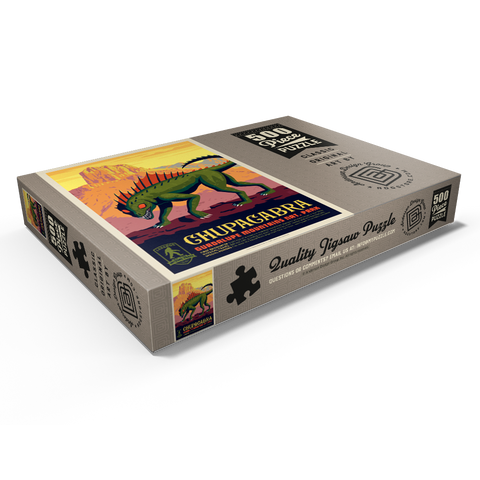 Darstellung des Puzzle Motivs Legends Of The National Parks: Guadalupe Mountains Chupacabra Legends Of The National Parks: Guadalupe Mountains Chupacabra 500 Puzzle Schachtel Ansicht1