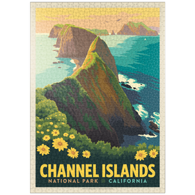 Darstellung des Puzzle Motivs Channel Islands National Park: Inspiration Point - Puzzleteile: 1000