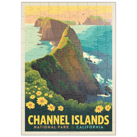 Darstellung des Puzzle Motivs Channel Islands National Park: Inspiration Point puzzleplate Channel Islands National Park: Inspiration Point 100 Puzzle