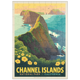Darstellung des Puzzle Motivs Channel Islands National Park: Inspiration Point - Puzzleteile: 100