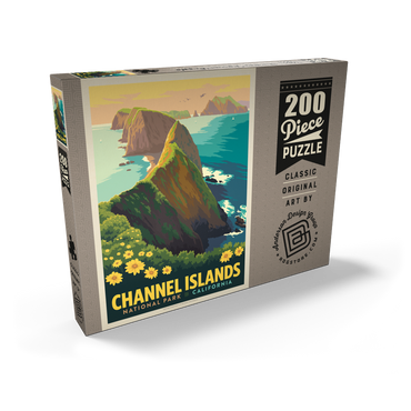 Darstellung des Puzzle Motivs Channel Islands National Park: Inspiration Point 200 Puzzle Schachtel Ansicht2