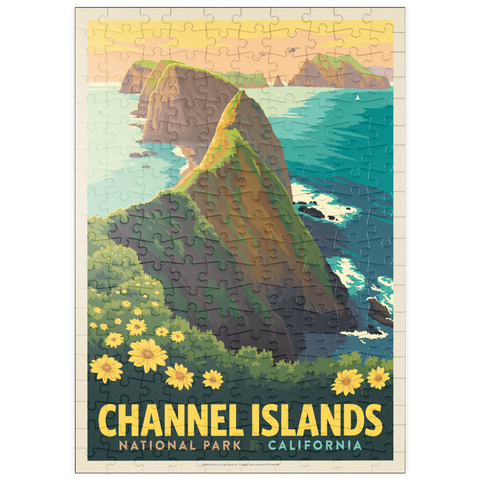 Darstellung des Puzzle Motivs Channel Islands National Park: Inspiration Point puzzleplate Channel Islands National Park: Inspiration Point 200 Puzzle