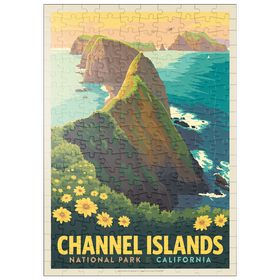 Darstellung des Puzzle Motivs Channel Islands National Park: Inspiration Point - Puzzleteile: 200
