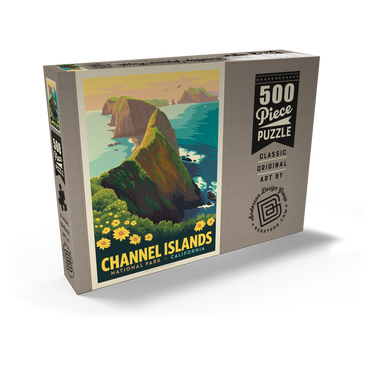Darstellung des Puzzle Motivs Channel Islands National Park: Inspiration Point 500 Puzzle Schachtel Ansicht2