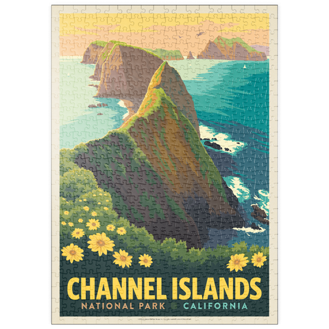 Darstellung des Puzzle Motivs Channel Islands National Park: Inspiration Point puzzleplate Channel Islands National Park: Inspiration Point 500 Puzzle