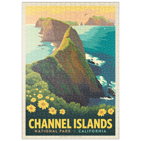 Darstellung des Puzzle Motivs Channel Islands National Park: Inspiration Point - Puzzleteile: 500