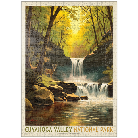 Darstellung des Puzzle Motivs Cuyahoga Valley National Park: Evening Hush puzzleplate Cuyahoga Valley National Park: Evening Hush 1000 Puzzle