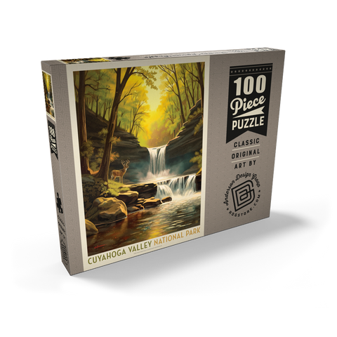 Darstellung des Puzzle Motivs Cuyahoga Valley National Park: Evening Hush Cuyahoga Valley National Park: Evening Hush 100 Puzzle Schachtel Ansicht2
