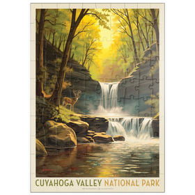 Darstellung des Puzzle Motivs Cuyahoga Valley National Park: Evening Hush - Puzzleteile: 100