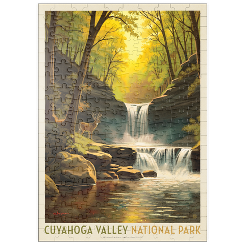 Darstellung des Puzzle Motivs Cuyahoga Valley National Park: Evening Hush puzzleplate Cuyahoga Valley National Park: Evening Hush 200 Puzzle