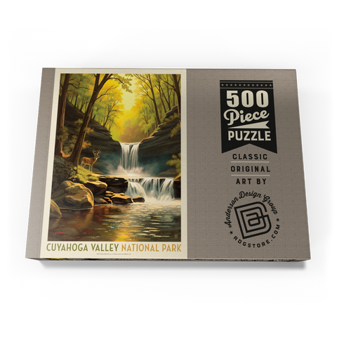 Darstellung des Puzzle Motivs Cuyahoga Valley National Park: Evening Hush Cuyahoga Valley National Park: Evening Hush 500 Puzzle Schachtel Ansicht3