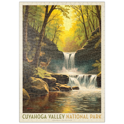Darstellung des Puzzle Motivs Cuyahoga Valley National Park: Evening Hush puzzleplate Cuyahoga Valley National Park: Evening Hush 500 Puzzle