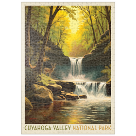 Darstellung des Puzzle Motivs Cuyahoga Valley National Park: Evening Hush - Puzzleteile: 500