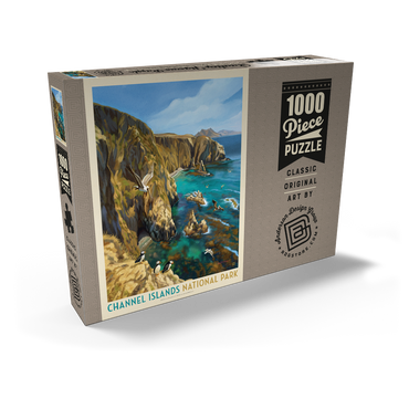 Darstellung des Puzzle Motivs Channel Islands National Park: Birds Of A Feather 1000 Puzzle Schachtel Ansicht2