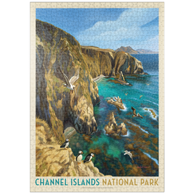 Darstellung des Puzzle-Motivs Channel Islands National Park: Birds Of A Feather – Puzzleteile: 1000