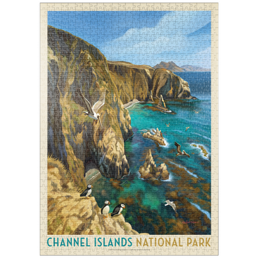 Darstellung des Puzzle Motivs puzzleplate Channel Islands National Park: Birds Of A Feather 1000 Puzzle