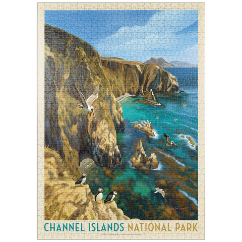Darstellung des Puzzle Motivs Channel Islands National Park: Birds Of A Feather puzzleplate Channel Islands National Park: Birds Of A Feather 1000 Puzzle