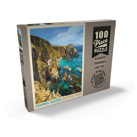 Darstellung des Puzzle Motivs Channel Islands National Park: Birds Of A Feather Channel Islands National Park: Birds Of A Feather 100 Puzzle Schachtel Ansicht2