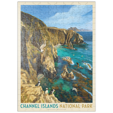 Darstellung des Puzzle Motivs puzzleplate Channel Islands National Park: Birds Of A Feather 200 Puzzle
